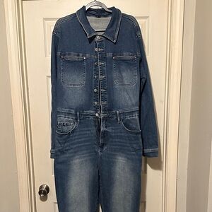 Judy Blue Classic Blue Denim Jumpsuit